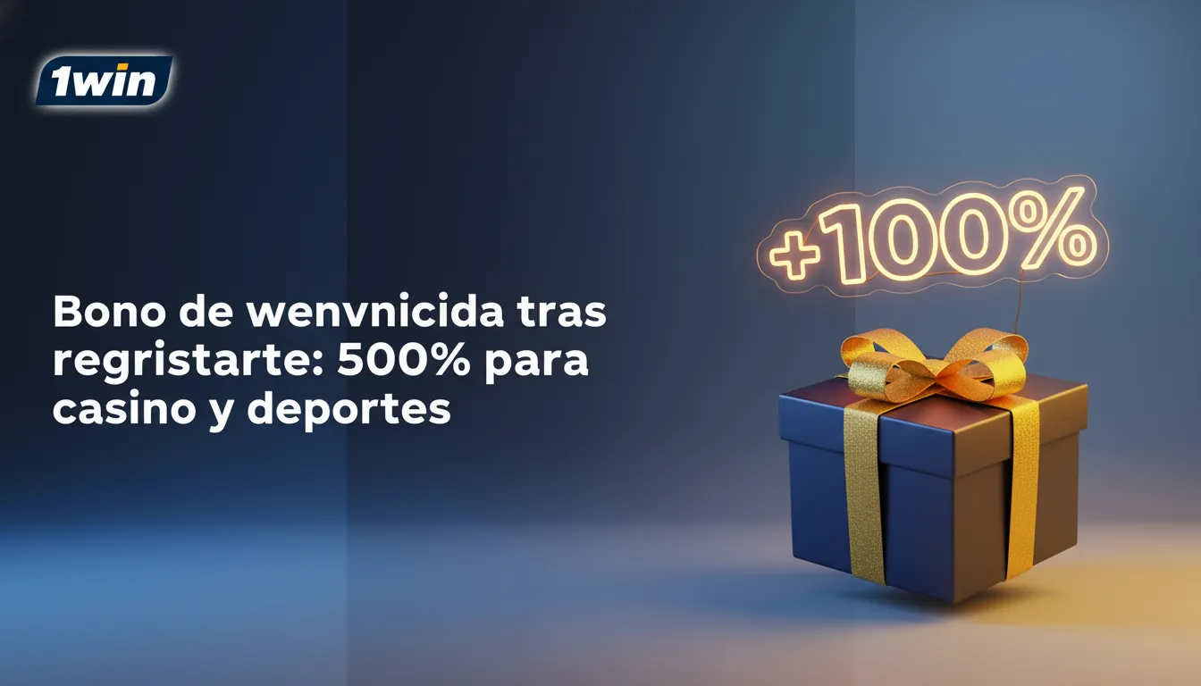 Bono de bienvenida 1win casino: hasta 500% extra en cuatro depósitos para casino y apuestas deportivas usando código VEBET1WCOM.