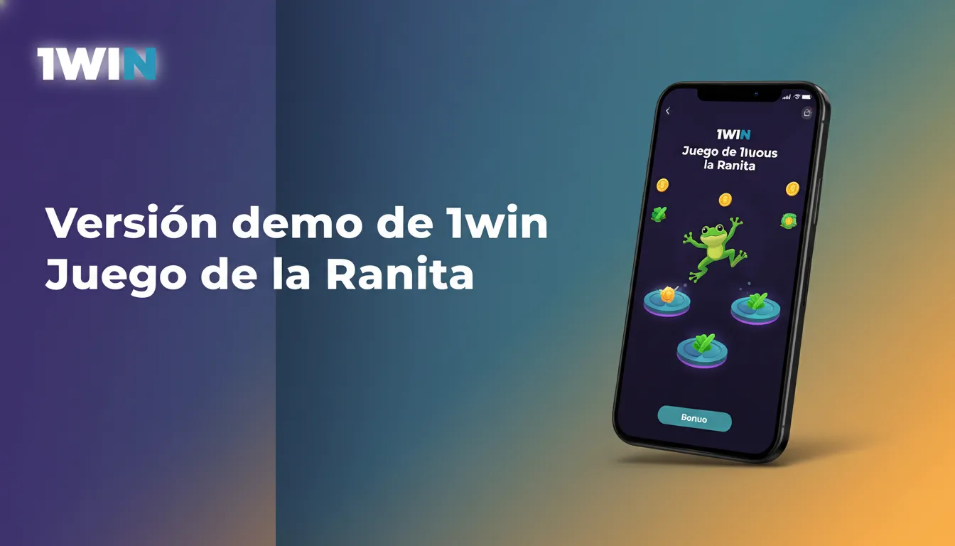 Juega Juego de la Ranita 1win en demo sin usar dinero real y prueba distintas estrategias.