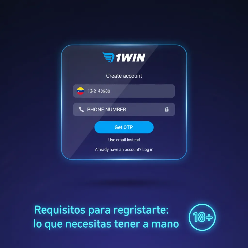 Requisitos para 1win registro en Venezuela: ser mayor de 18, datos reales, documento de identidad y métodos de pago a tu nombre.