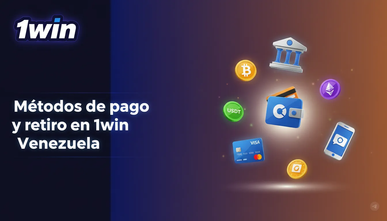 Métodos de pago y retiro en 1win Venezuela: transferencias locales, criptomonedas, monederos electrónicos y tarjetas internacionales.