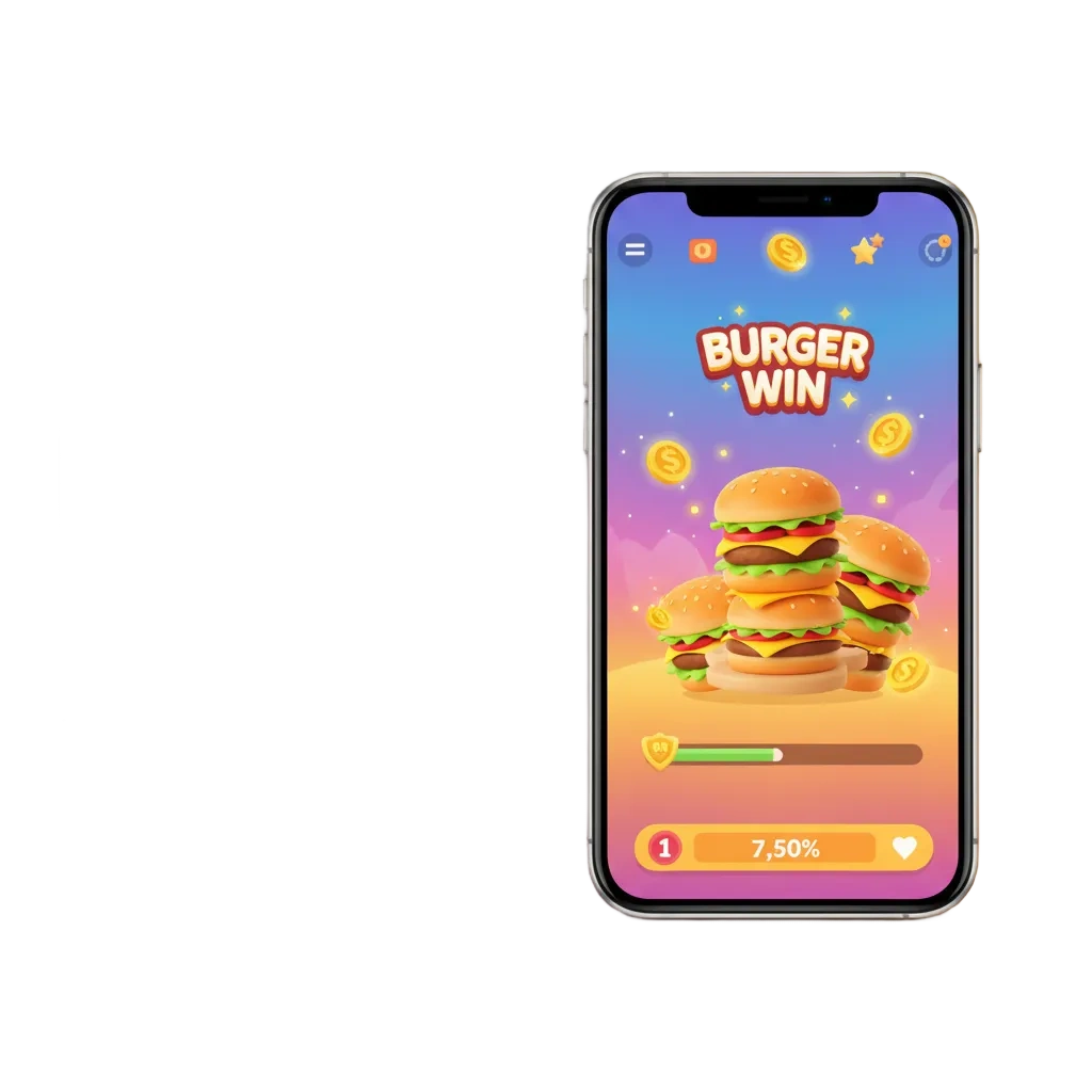 Juega 1win Burger Win y disfruta de recompensas instantáneas y partidas divertidas.