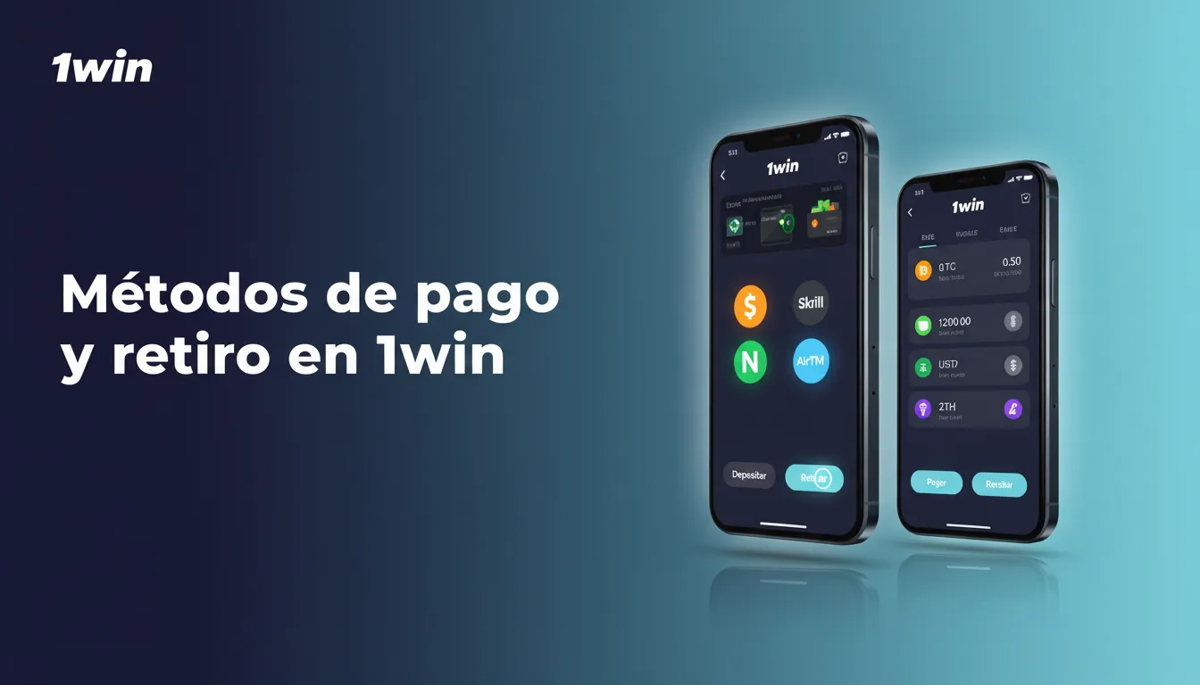 Depósitos y retiros seguros en 1win: tarjetas, billeteras electrónicas, criptomonedas y bancos locales en Venezuela.