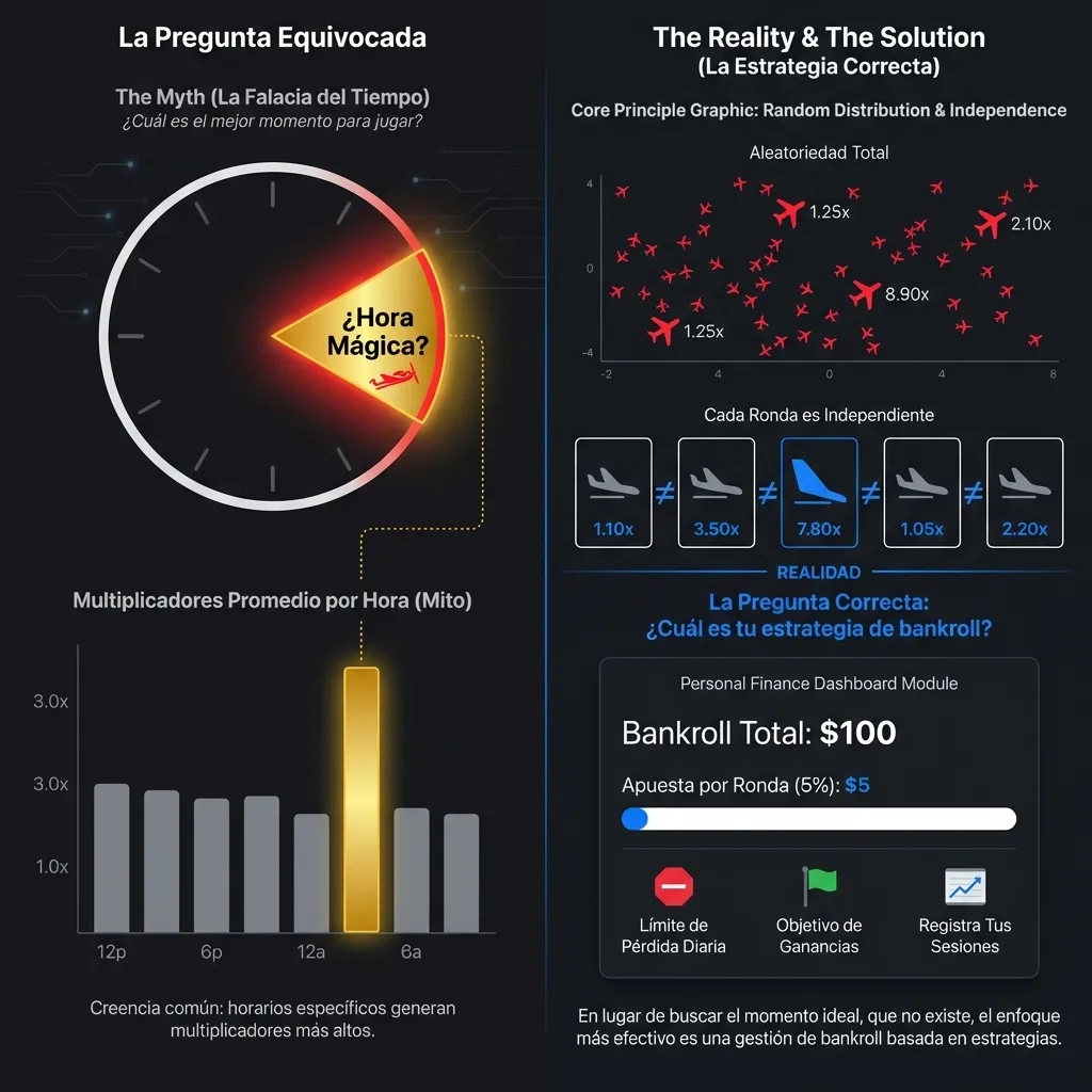 Gestiona tu bankroll en Aviator en lugar de buscar horarios perfectos