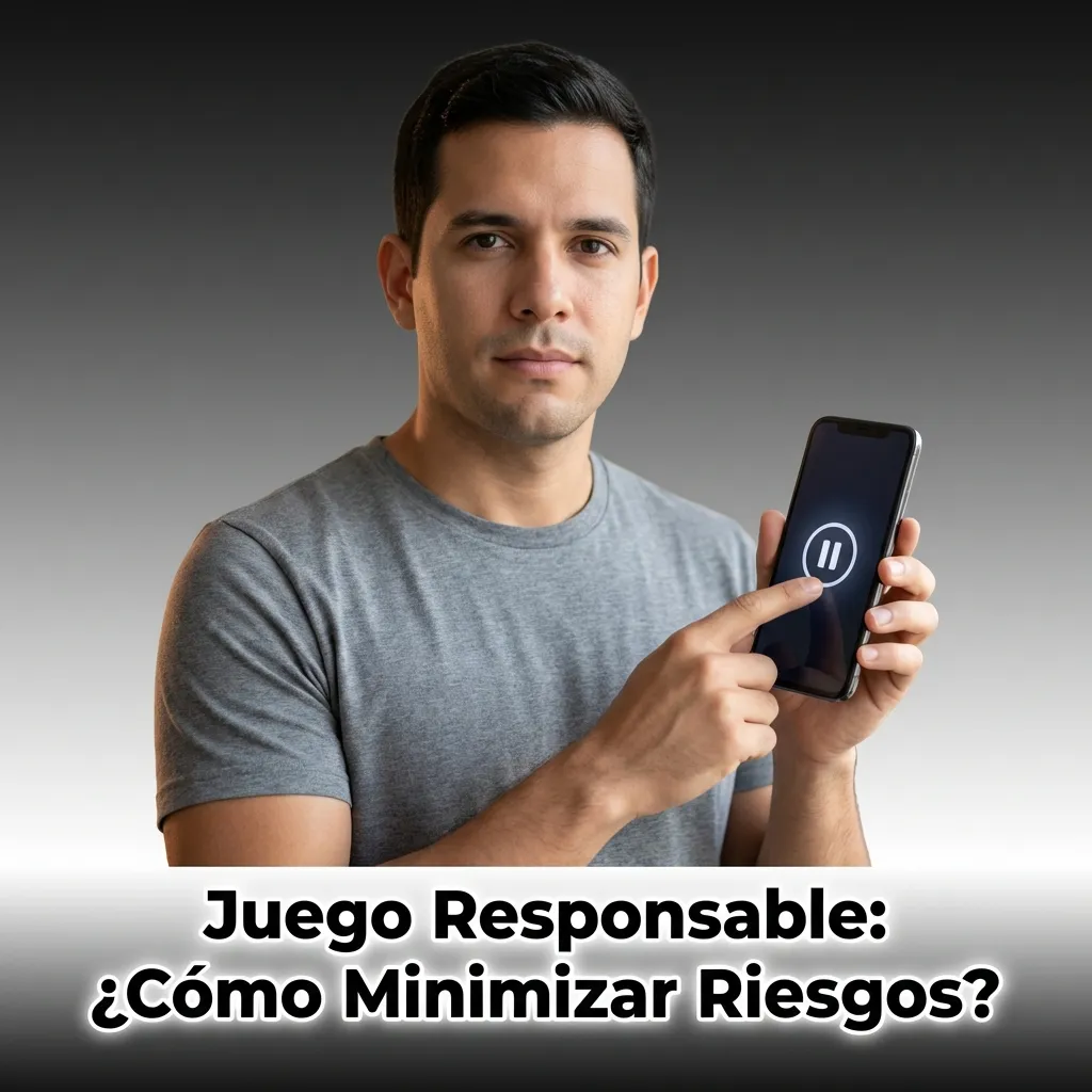 Persona estableciendo límites de presupuesto para apuestas responsables en casino online