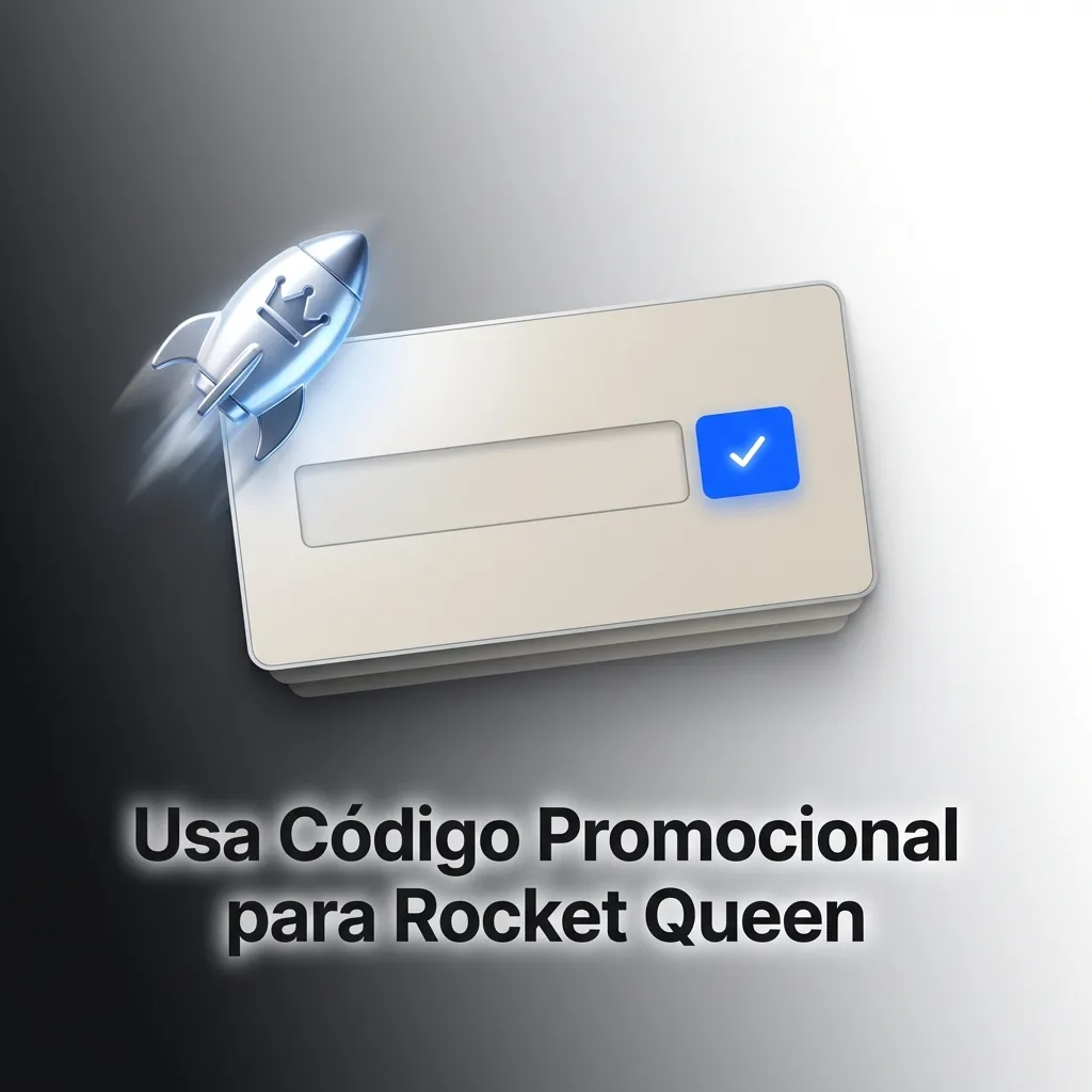 Rocket Queen promotional code QUEENVIP displayed with 10% bonus offer for first deposit