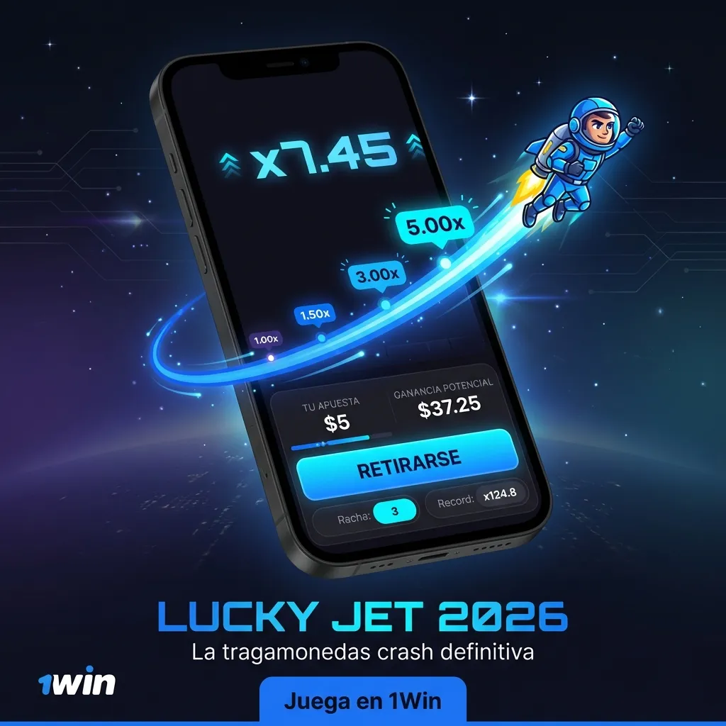 Lucky Jet en 1Win - guía del juego crash para 2026