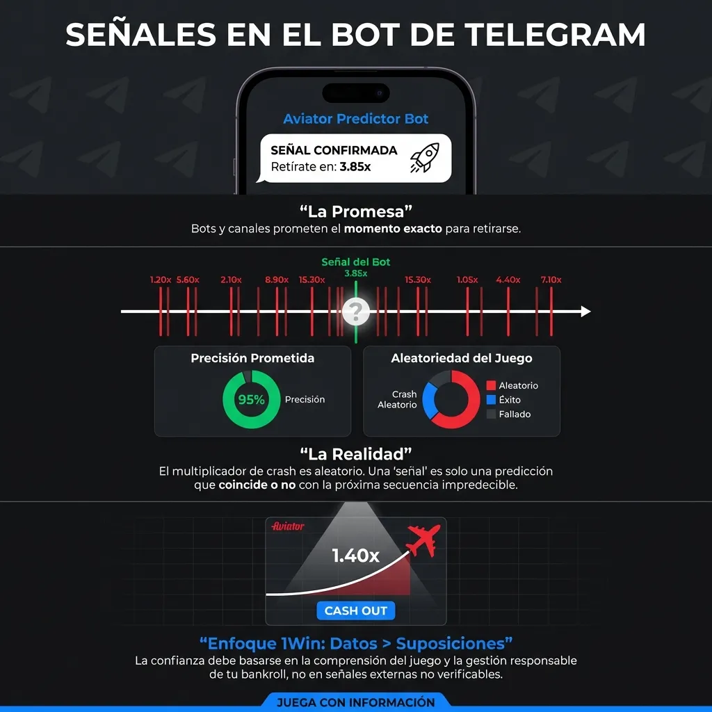 Evaluación de confiabilidad de bots y canales de Telegram para señales de Aviator
