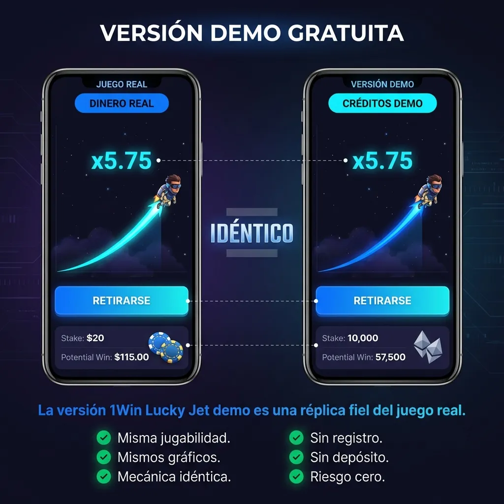 Juega Lucky Jet en modo demo con réplica exacta del juego real