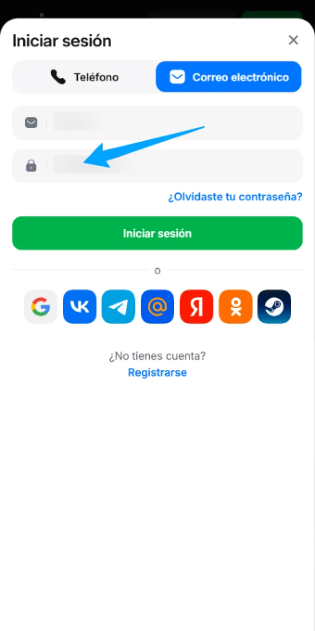 Indica tu clave de sesión en 1win para empezar a apostar.