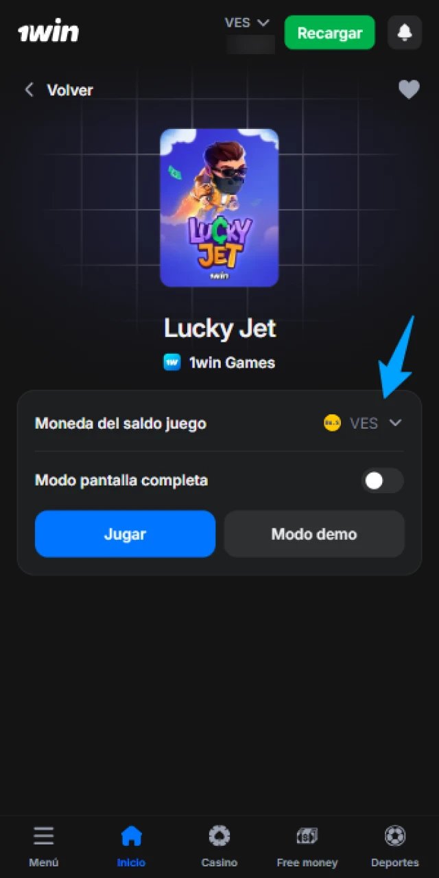 Establece una apuesta en Lucky Jet dentro de 1win hoy mismo.