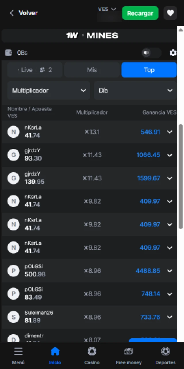 Revisa las estadísticas de Mines en 1win y lidera la clasificación.