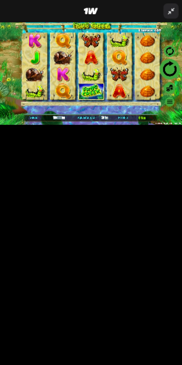 Encuentra el divertido Juego de la Ranita en el catálogo de casino de 1win.