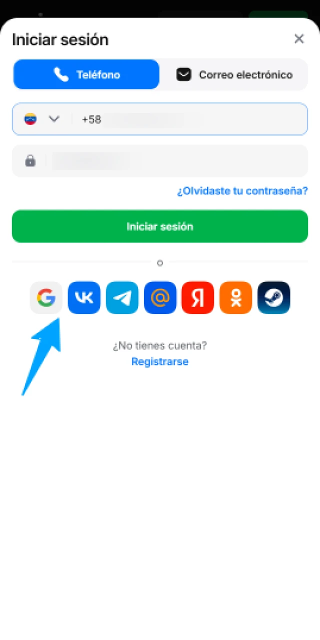 Inicia sesión en 1win usando tus redes sociales para un acceso más ágil y directo.